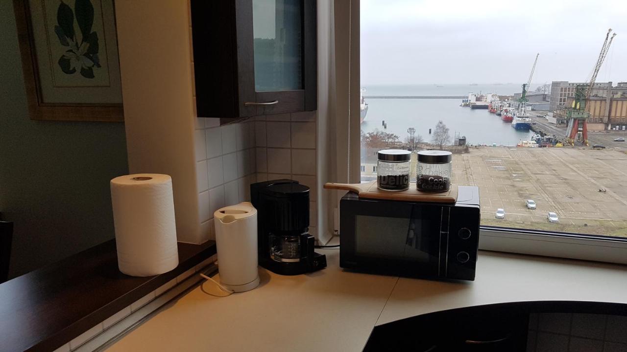 Gdynia Centrum Z Pieknym Widokiem Na Morze I Balkonem 9 Pietro Przy Sea Towers Extérieur photo